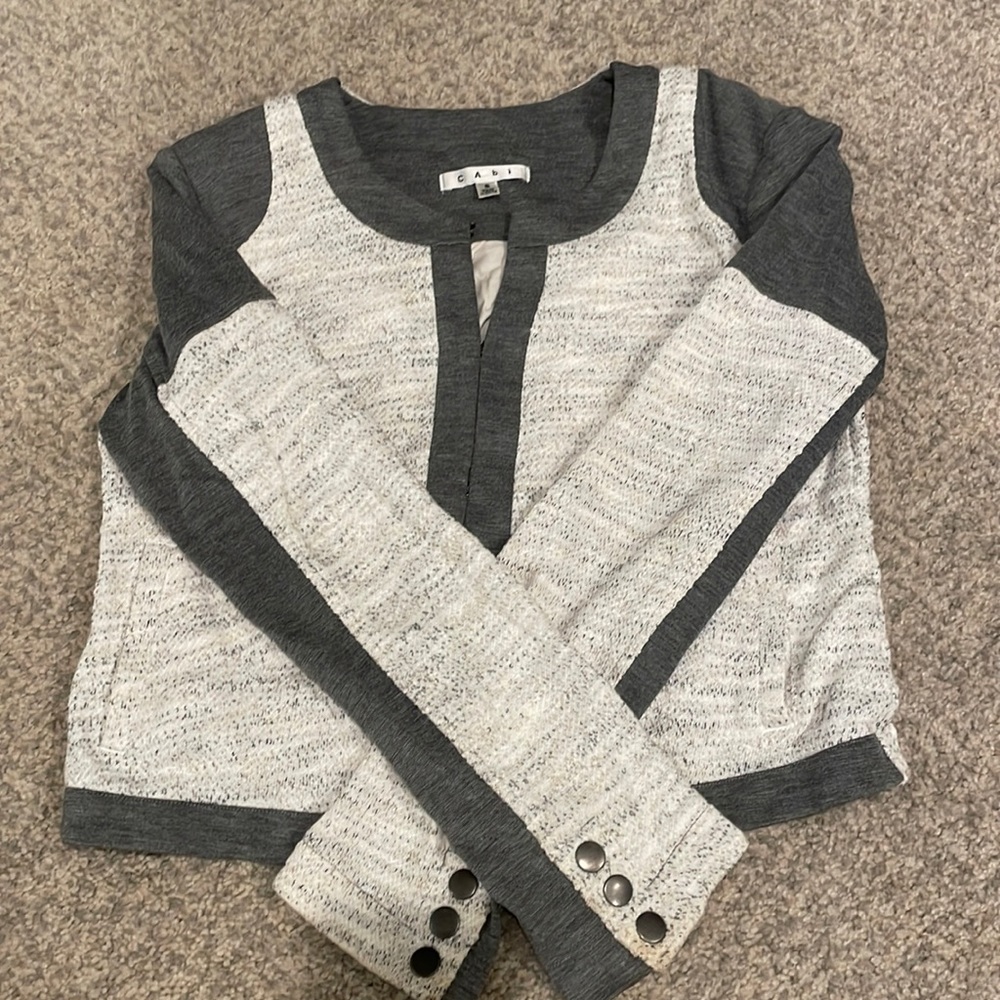 CAbi cotton blazer size small